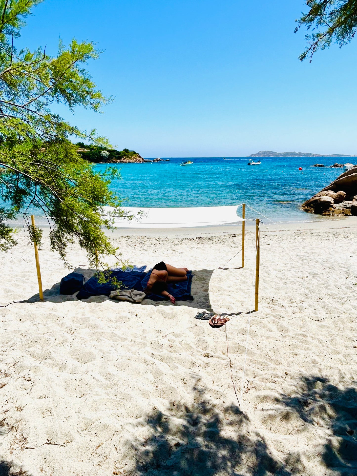 Maliti 07021 it The Mobile Beach Sun Sail - Bamboo