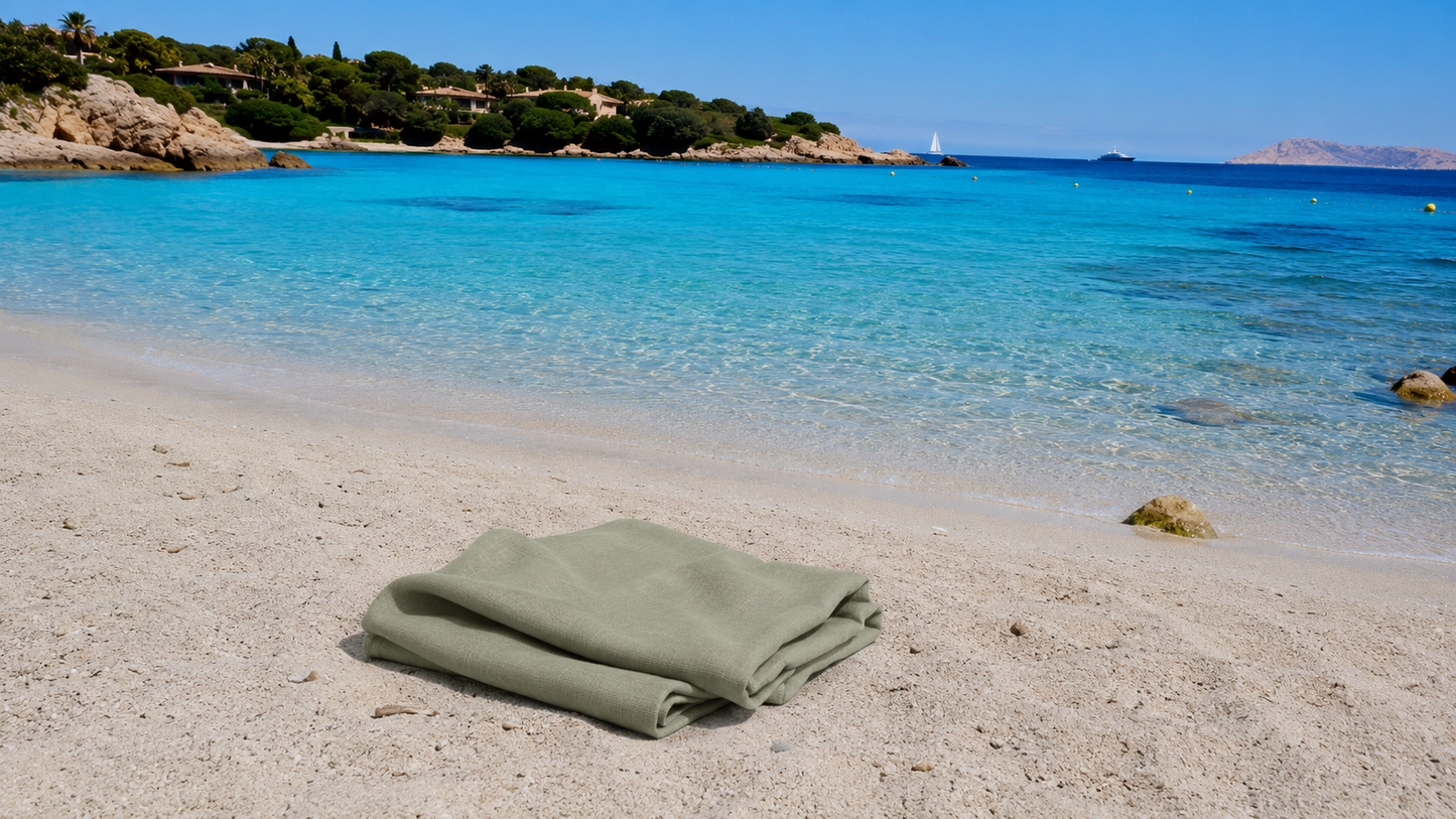 Maliti 07021 IT Linen Beach Blanket Collection Piccolo