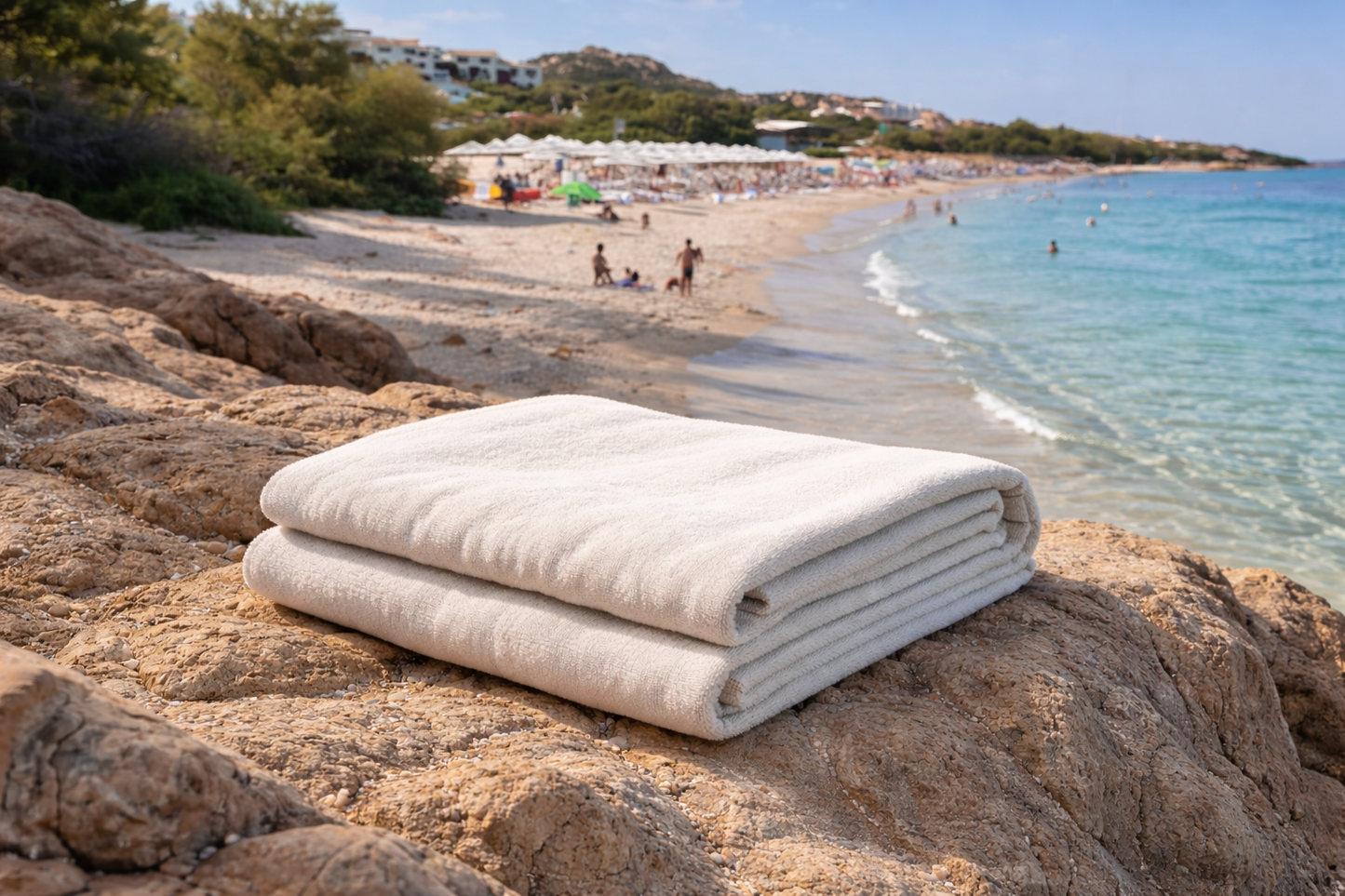 Maliti 07021 IT Linen Beach Blanket Collection Romazzino