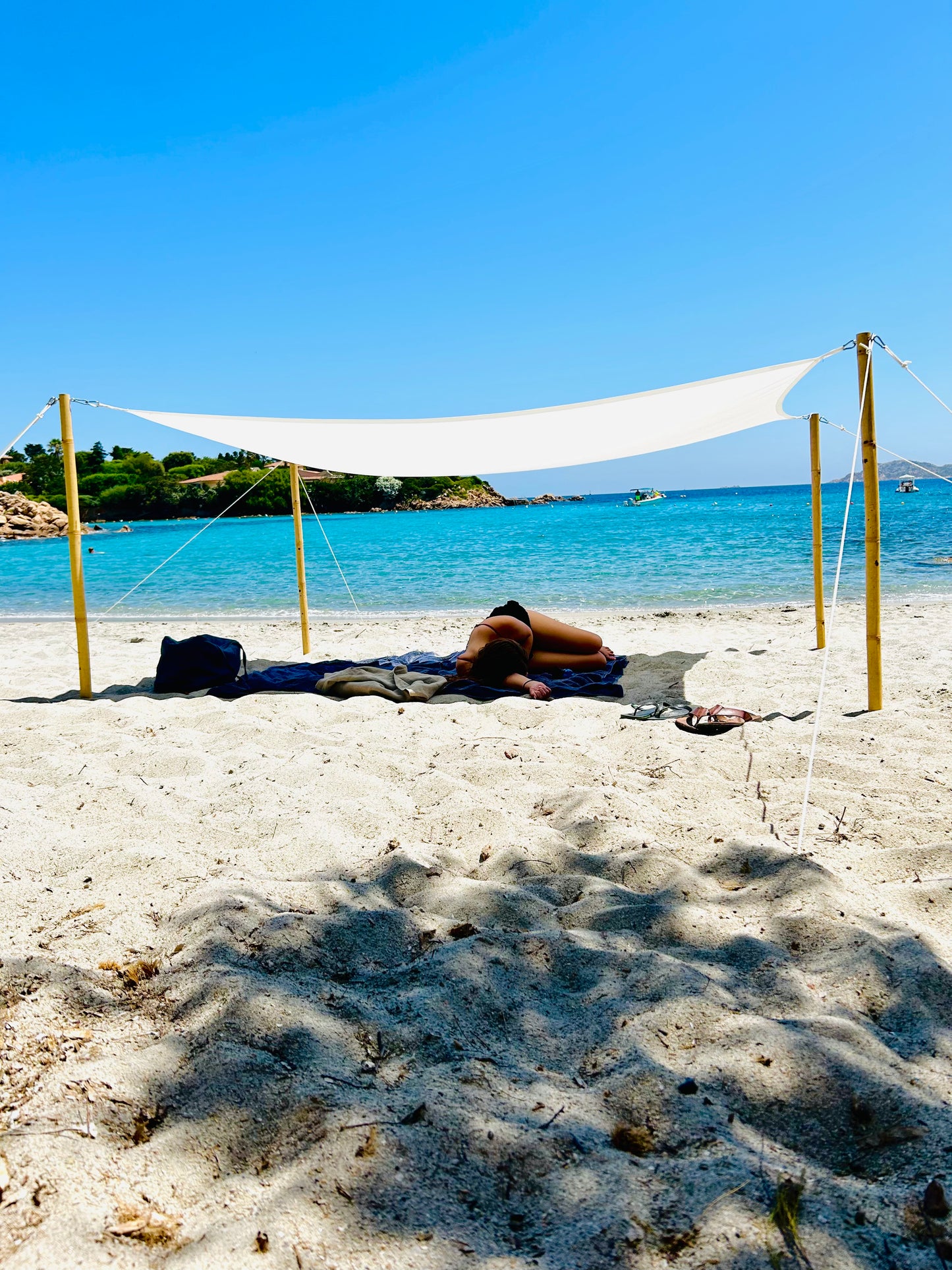 Maliti 07021 it The Mobile Beach Sun Sail - Bamboo